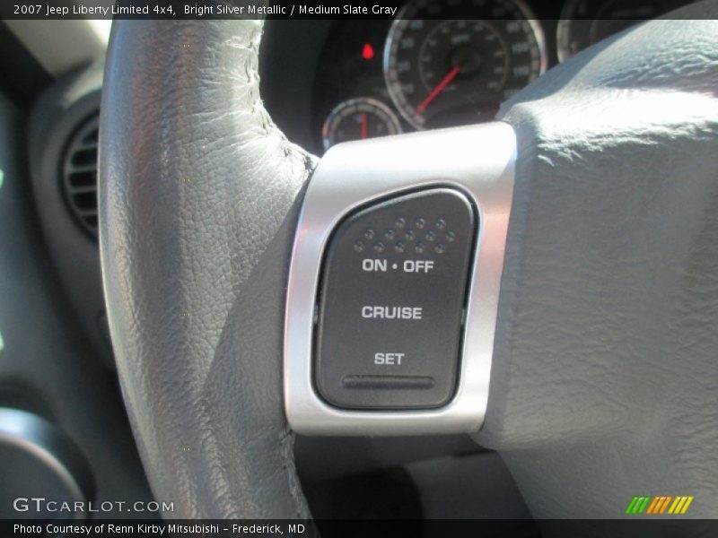 Bright Silver Metallic / Medium Slate Gray 2007 Jeep Liberty Limited 4x4