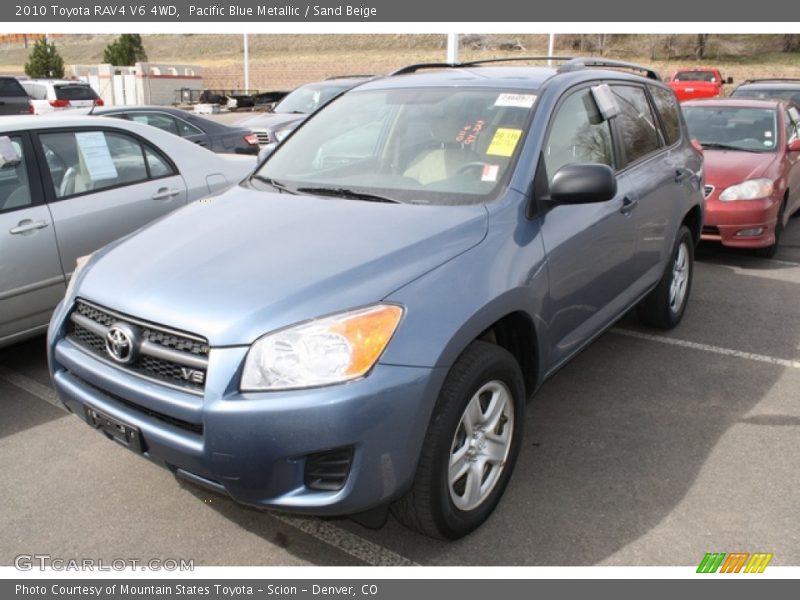 Pacific Blue Metallic / Sand Beige 2010 Toyota RAV4 V6 4WD