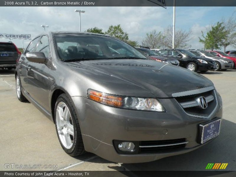 Carbon Bronze Metallic / Ebony 2008 Acura TL 3.2