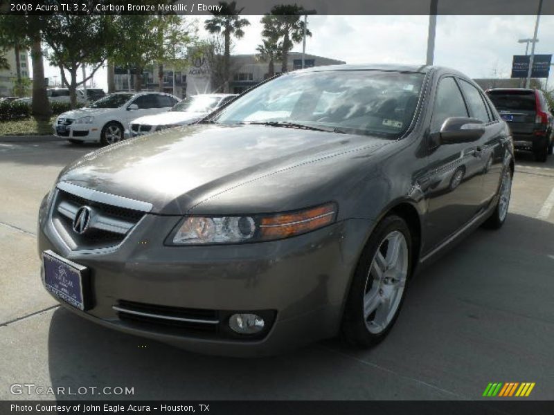 Carbon Bronze Metallic / Ebony 2008 Acura TL 3.2