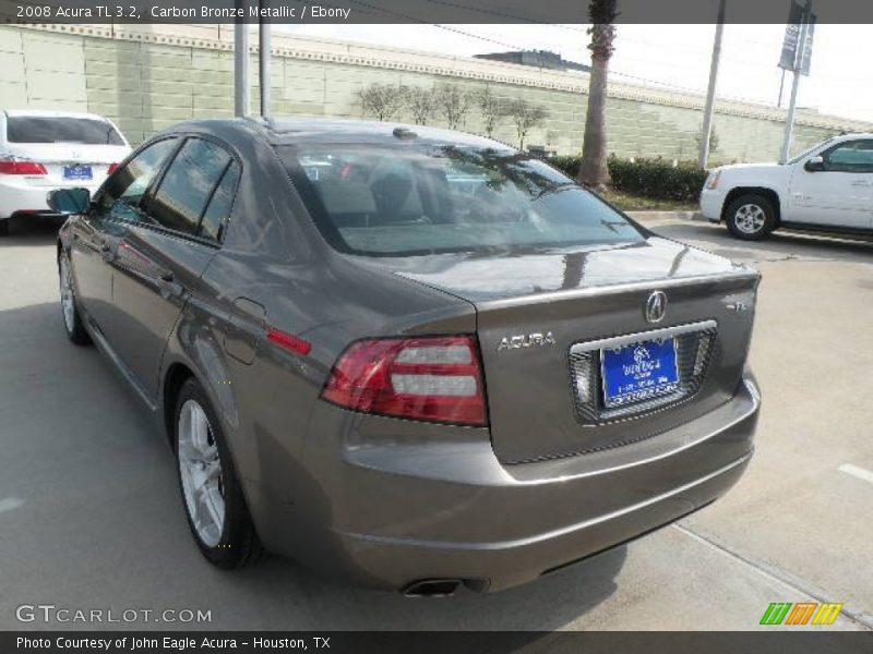 Carbon Bronze Metallic / Ebony 2008 Acura TL 3.2