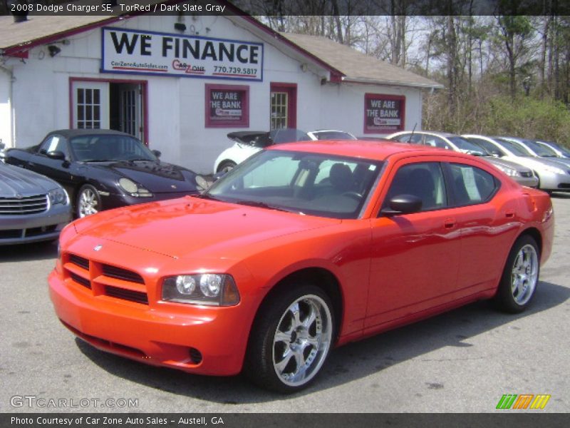 TorRed / Dark Slate Gray 2008 Dodge Charger SE
