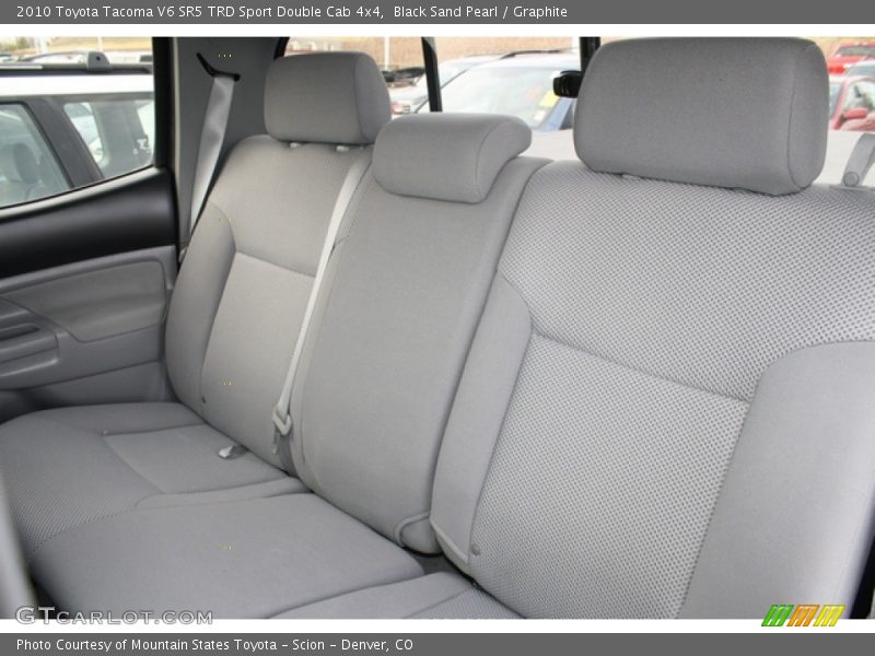 Black Sand Pearl / Graphite 2010 Toyota Tacoma V6 SR5 TRD Sport Double Cab 4x4