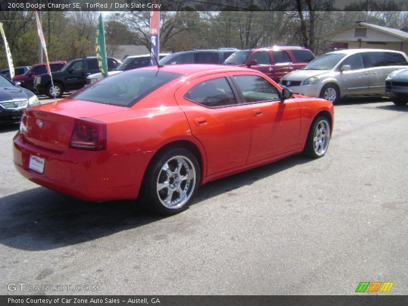 TorRed / Dark Slate Gray 2008 Dodge Charger SE