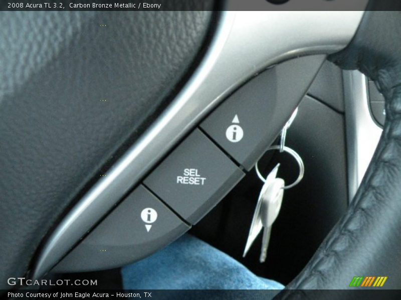 Carbon Bronze Metallic / Ebony 2008 Acura TL 3.2