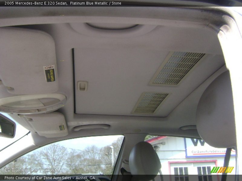 Platinum Blue Metallic / Stone 2005 Mercedes-Benz E 320 Sedan