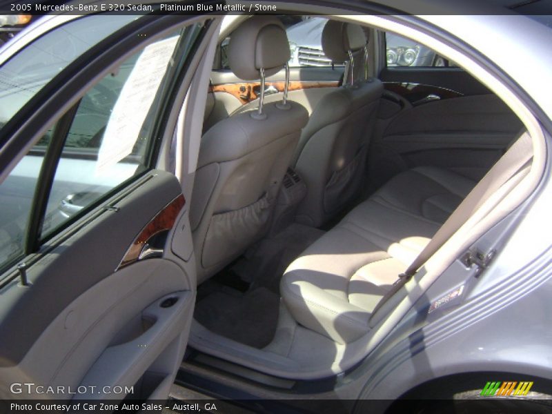 Platinum Blue Metallic / Stone 2005 Mercedes-Benz E 320 Sedan