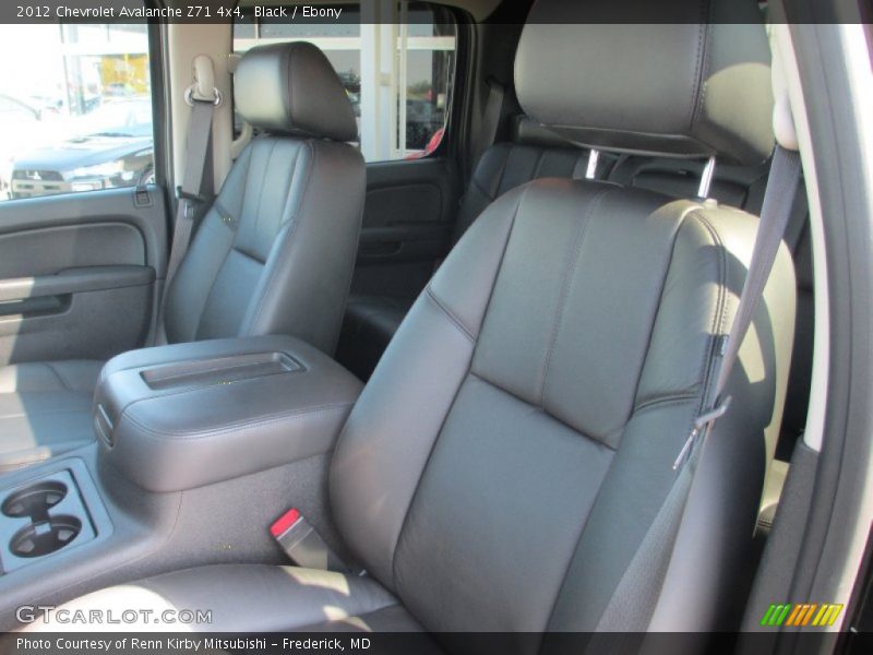 Black / Ebony 2012 Chevrolet Avalanche Z71 4x4