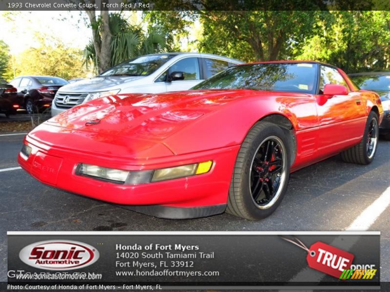 Torch Red / Red 1993 Chevrolet Corvette Coupe