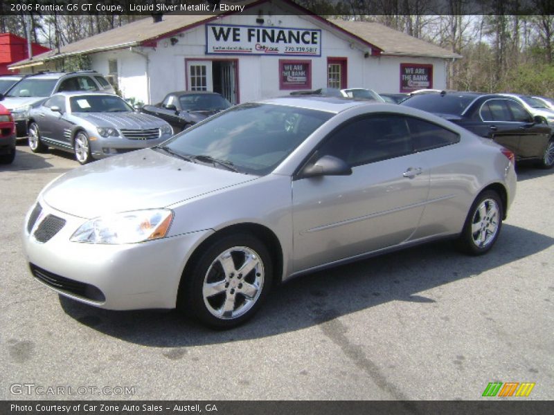 Liquid Silver Metallic / Ebony 2006 Pontiac G6 GT Coupe