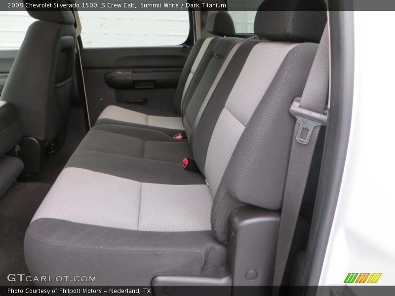 Summit White / Dark Titanium 2008 Chevrolet Silverado 1500 LS Crew Cab