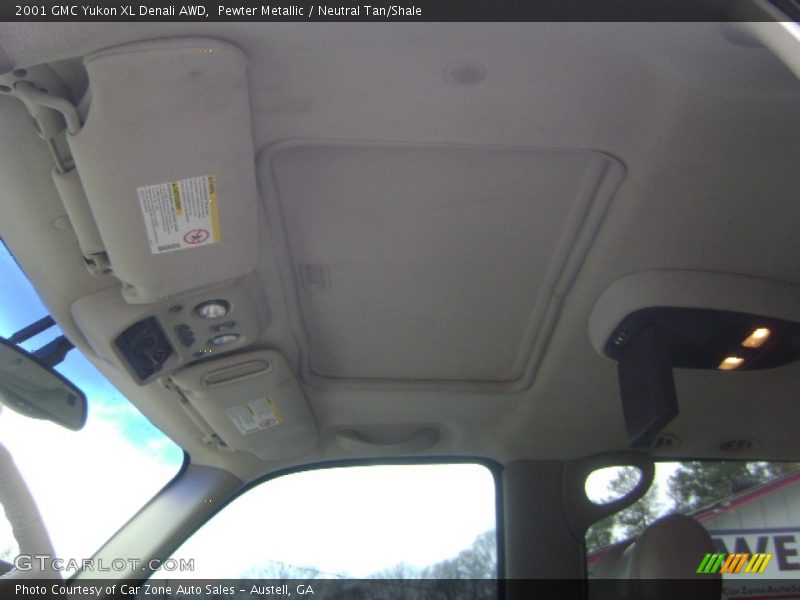 Pewter Metallic / Neutral Tan/Shale 2001 GMC Yukon XL Denali AWD