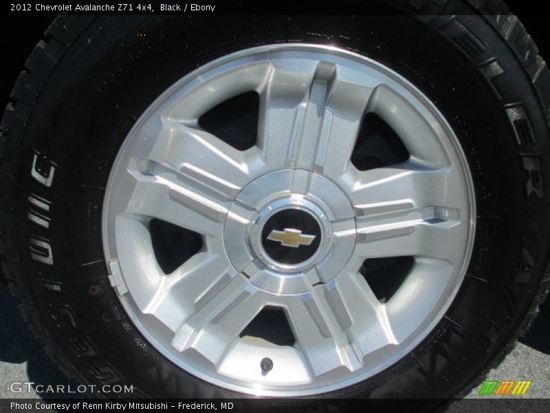 Black / Ebony 2012 Chevrolet Avalanche Z71 4x4