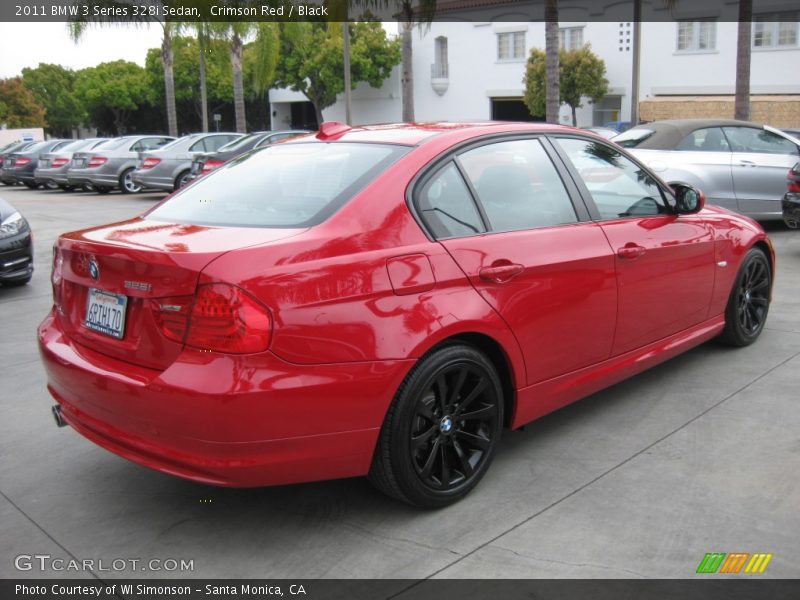 Crimson Red / Black 2011 BMW 3 Series 328i Sedan
