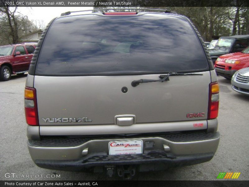 Pewter Metallic / Neutral Tan/Shale 2001 GMC Yukon XL Denali AWD