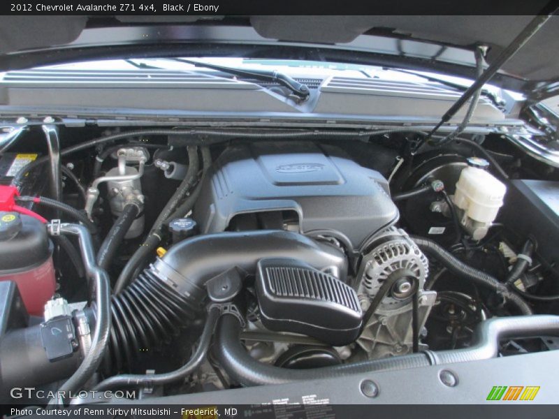 Black / Ebony 2012 Chevrolet Avalanche Z71 4x4