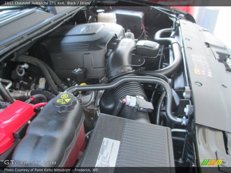 Black / Ebony 2012 Chevrolet Avalanche Z71 4x4