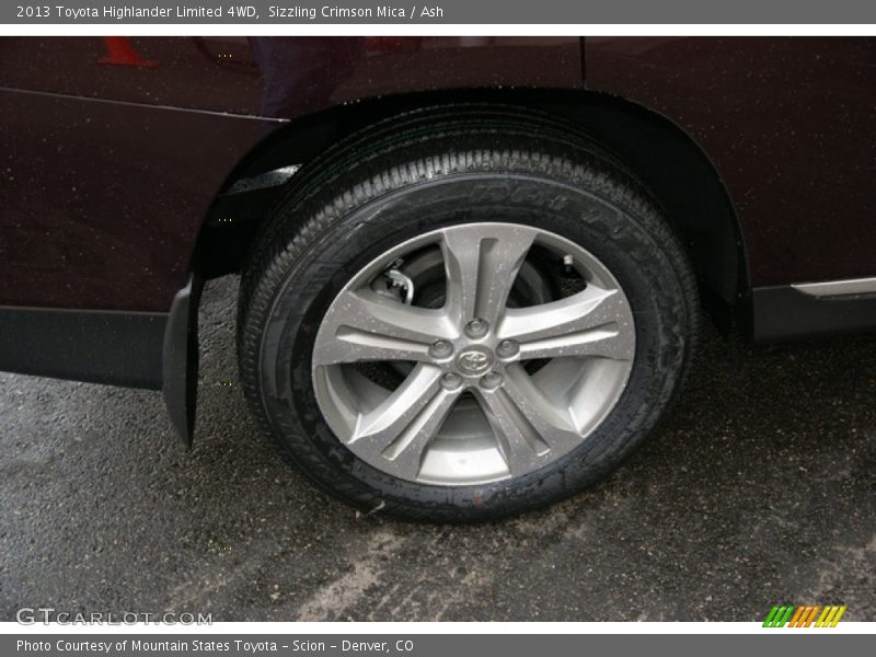 Sizzling Crimson Mica / Ash 2013 Toyota Highlander Limited 4WD