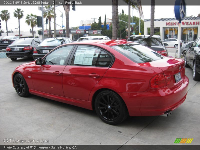 Crimson Red / Black 2011 BMW 3 Series 328i Sedan