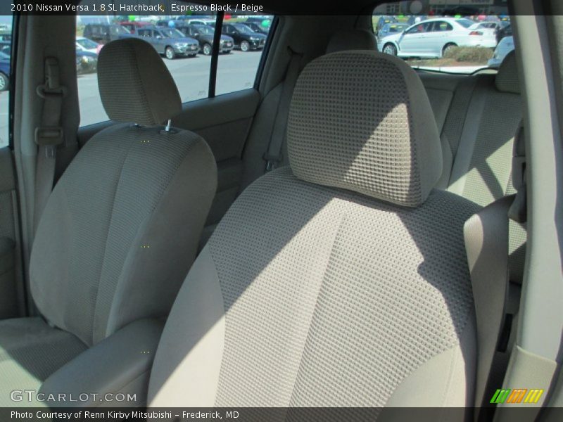 Espresso Black / Beige 2010 Nissan Versa 1.8 SL Hatchback