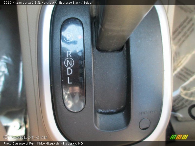 Espresso Black / Beige 2010 Nissan Versa 1.8 SL Hatchback