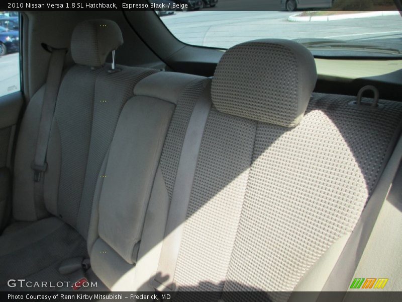 Espresso Black / Beige 2010 Nissan Versa 1.8 SL Hatchback