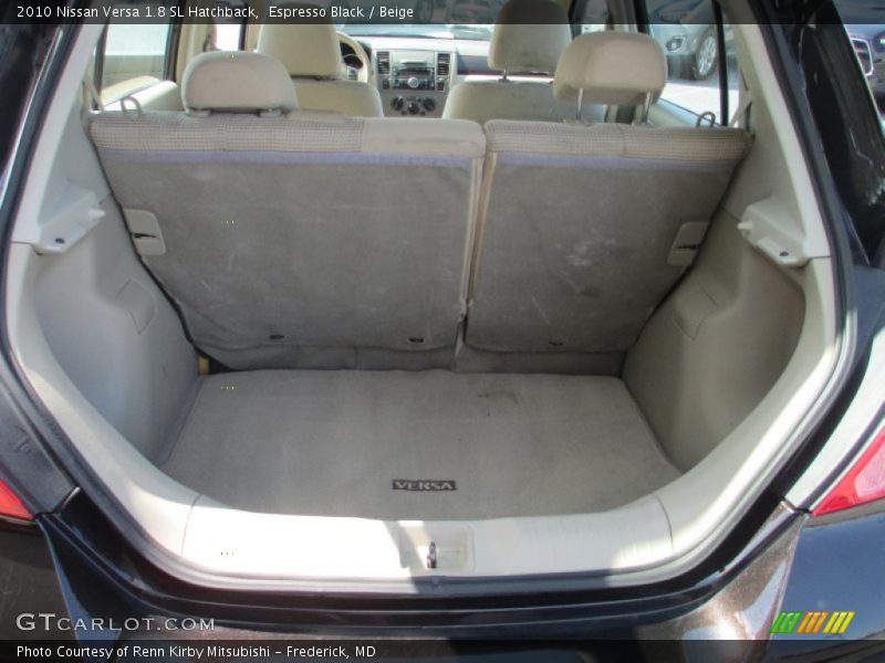 Espresso Black / Beige 2010 Nissan Versa 1.8 SL Hatchback