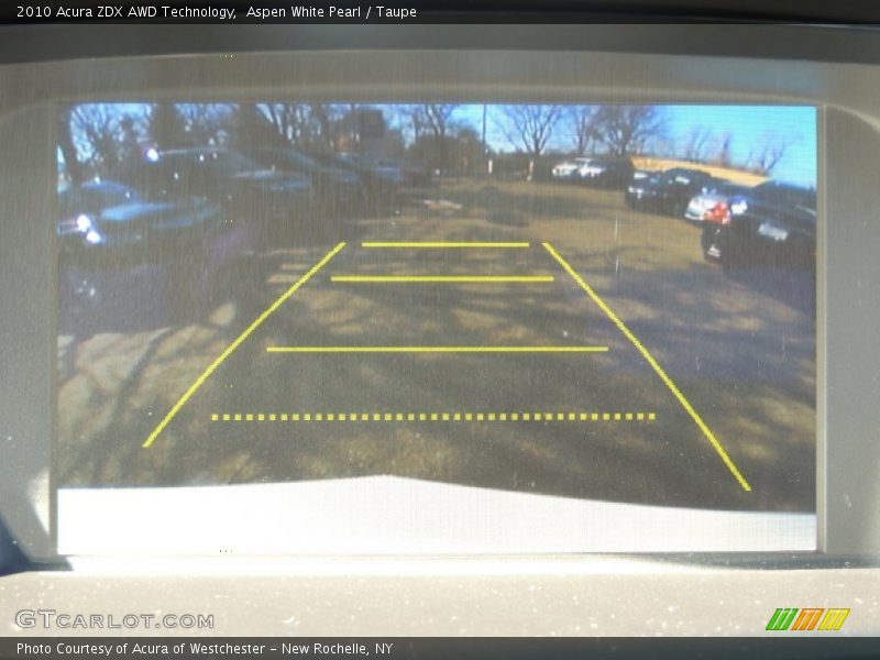 Aspen White Pearl / Taupe 2010 Acura ZDX AWD Technology