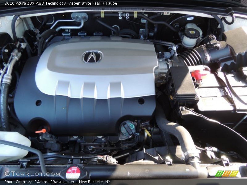 Aspen White Pearl / Taupe 2010 Acura ZDX AWD Technology