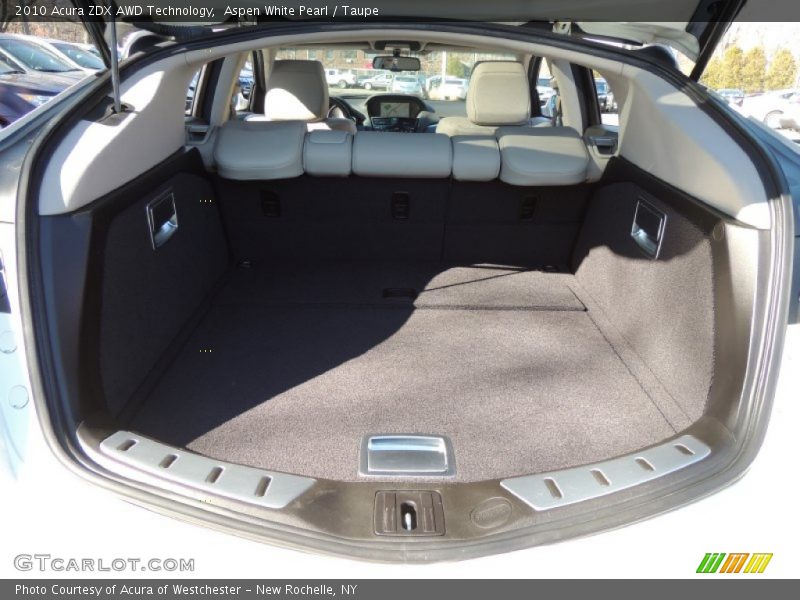 Aspen White Pearl / Taupe 2010 Acura ZDX AWD Technology