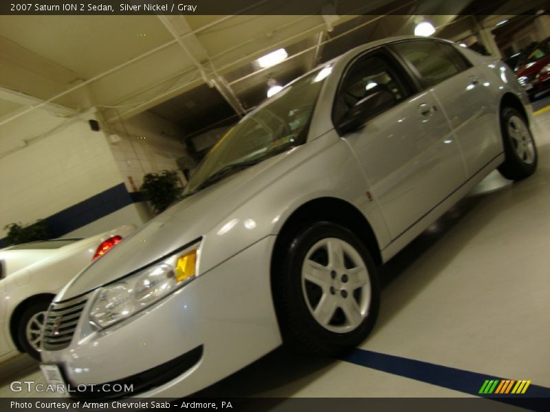 Silver Nickel / Gray 2007 Saturn ION 2 Sedan