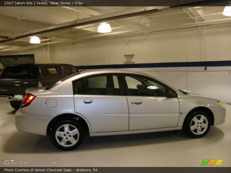 Silver Nickel / Gray 2007 Saturn ION 2 Sedan