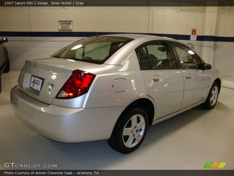Silver Nickel / Gray 2007 Saturn ION 2 Sedan