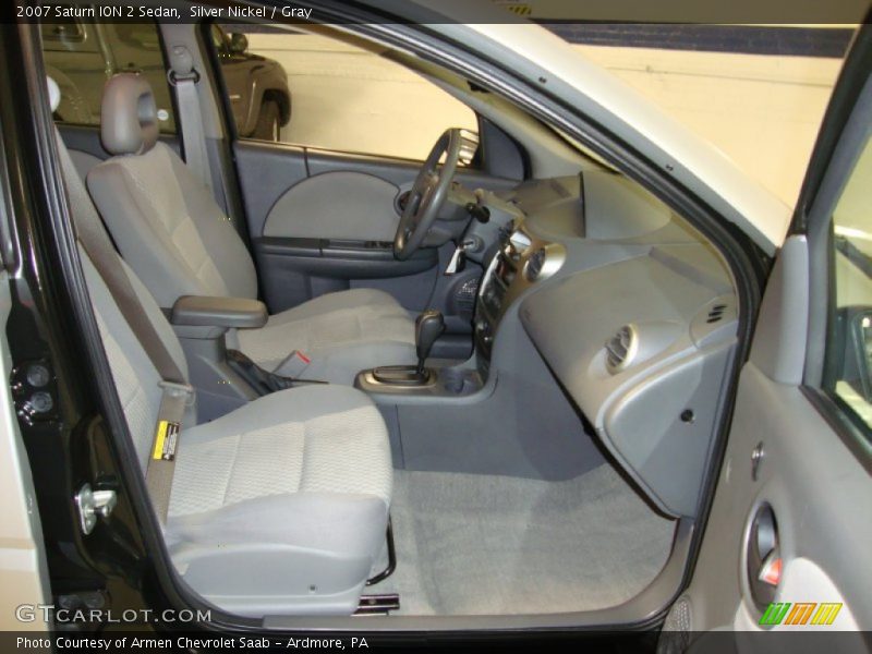 Silver Nickel / Gray 2007 Saturn ION 2 Sedan