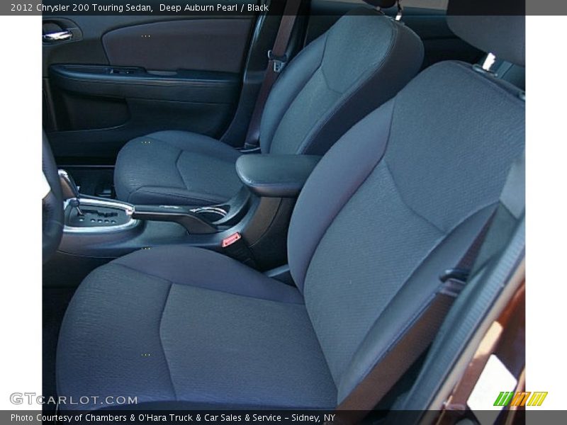 Deep Auburn Pearl / Black 2012 Chrysler 200 Touring Sedan