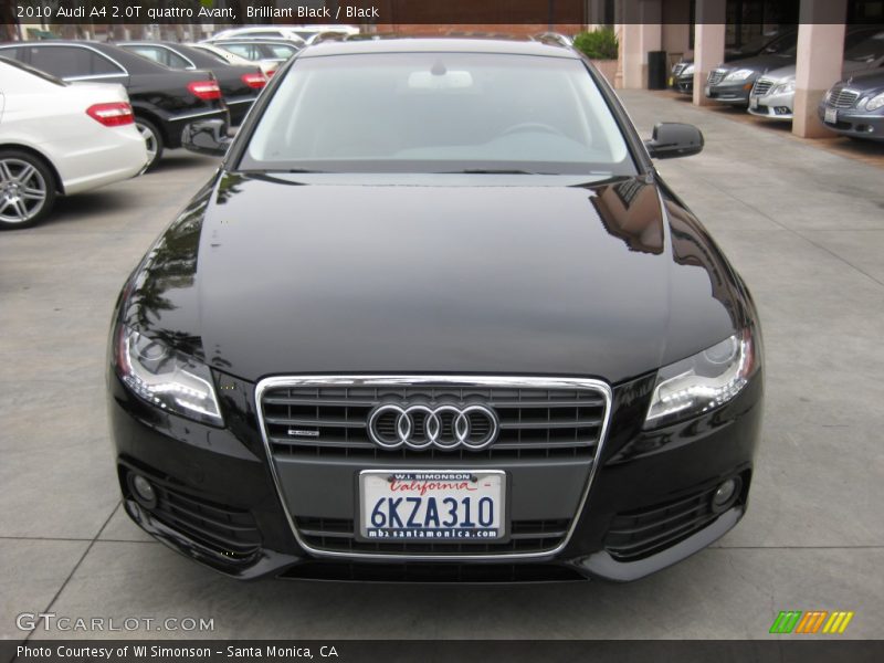 Brilliant Black / Black 2010 Audi A4 2.0T quattro Avant