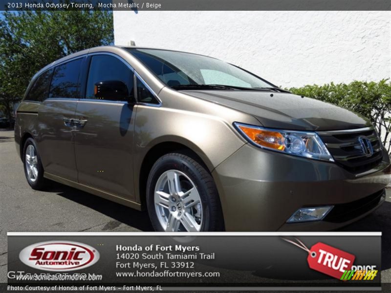 Mocha Metallic / Beige 2013 Honda Odyssey Touring