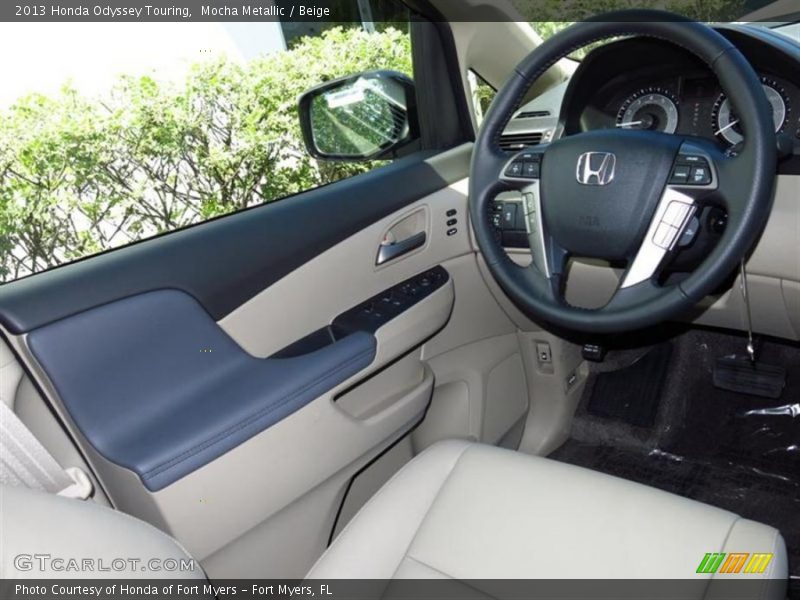Mocha Metallic / Beige 2013 Honda Odyssey Touring