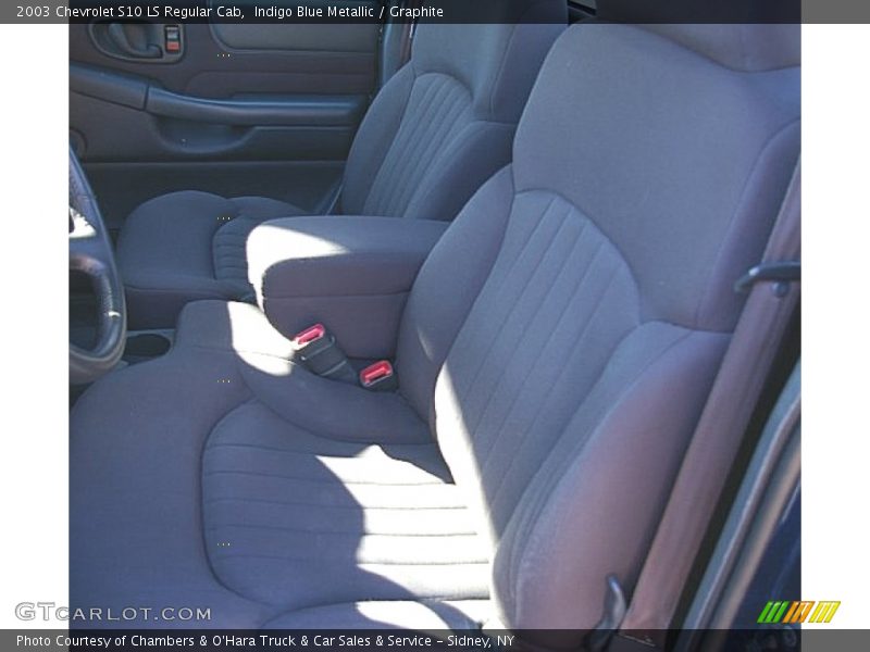 Indigo Blue Metallic / Graphite 2003 Chevrolet S10 LS Regular Cab