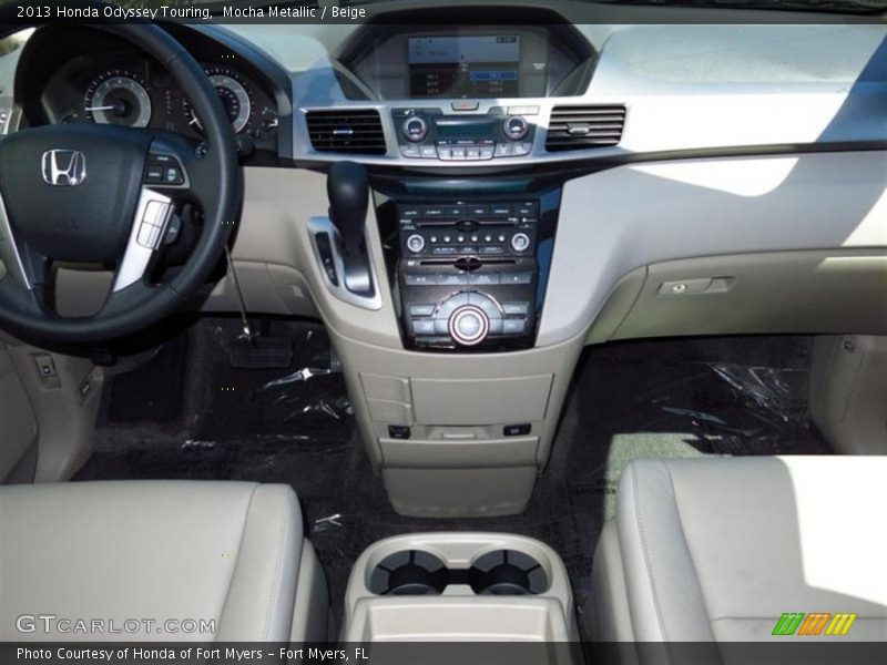 Mocha Metallic / Beige 2013 Honda Odyssey Touring