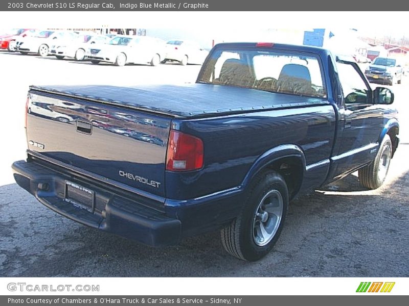 Indigo Blue Metallic / Graphite 2003 Chevrolet S10 LS Regular Cab