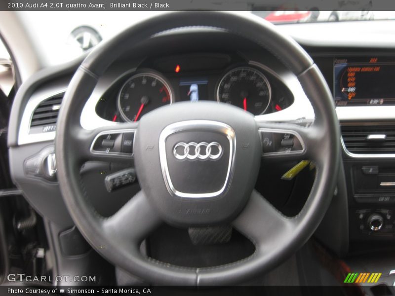 Brilliant Black / Black 2010 Audi A4 2.0T quattro Avant