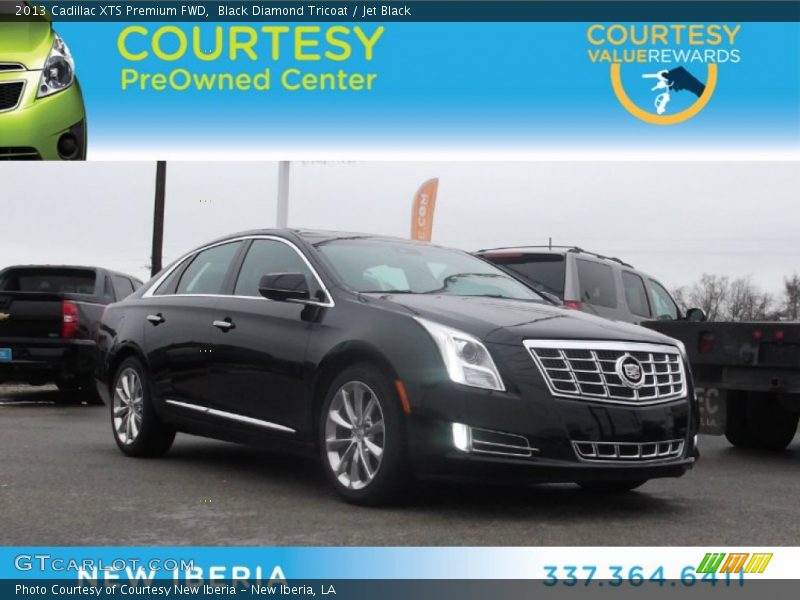 Black Diamond Tricoat / Jet Black 2013 Cadillac XTS Premium FWD
