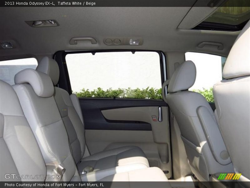 Taffeta White / Beige 2013 Honda Odyssey EX-L