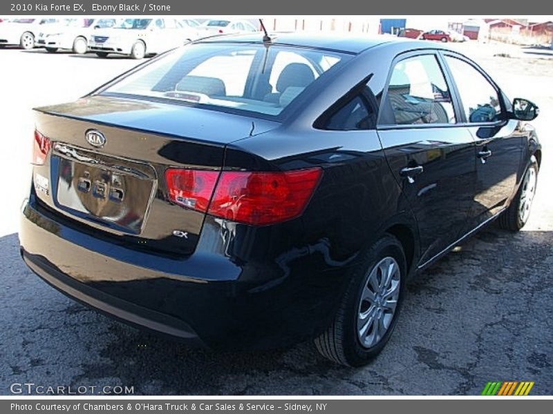 Ebony Black / Stone 2010 Kia Forte EX