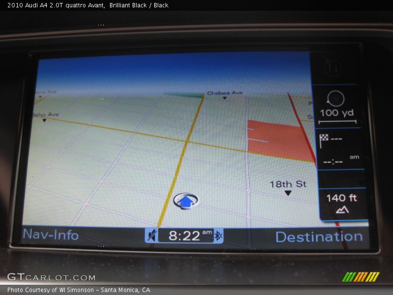 Navigation of 2010 A4 2.0T quattro Avant