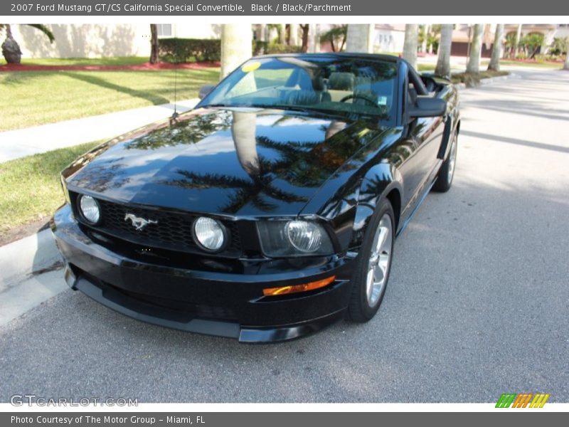 Black / Black/Parchment 2007 Ford Mustang GT/CS California Special Convertible