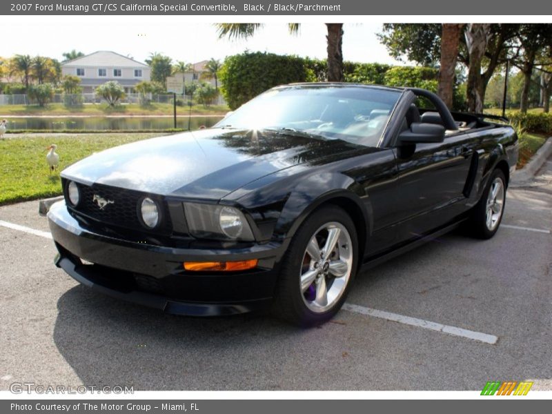Black / Black/Parchment 2007 Ford Mustang GT/CS California Special Convertible