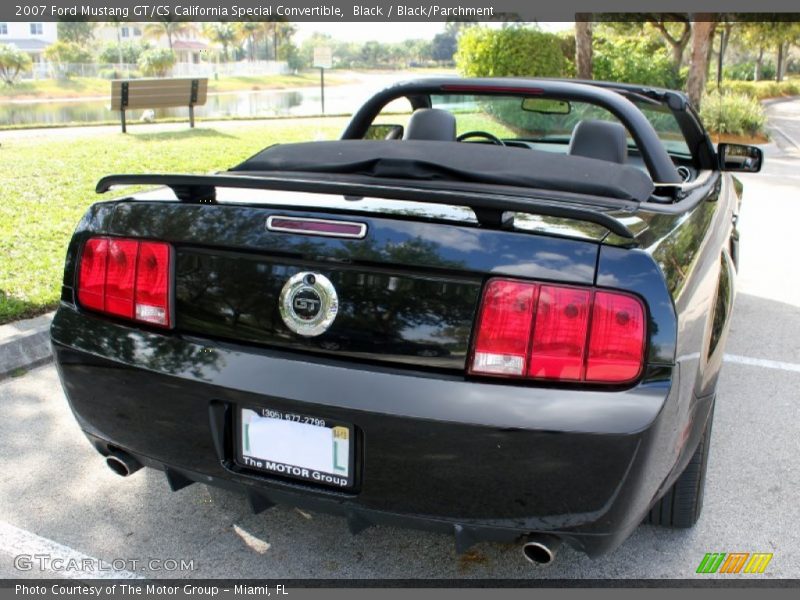 Black / Black/Parchment 2007 Ford Mustang GT/CS California Special Convertible