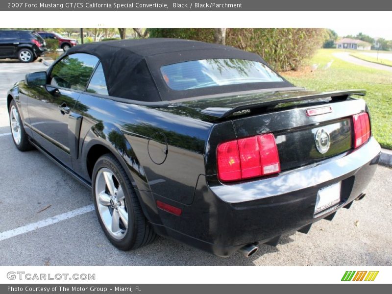 Black / Black/Parchment 2007 Ford Mustang GT/CS California Special Convertible